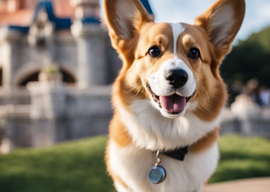 dog at disneyland