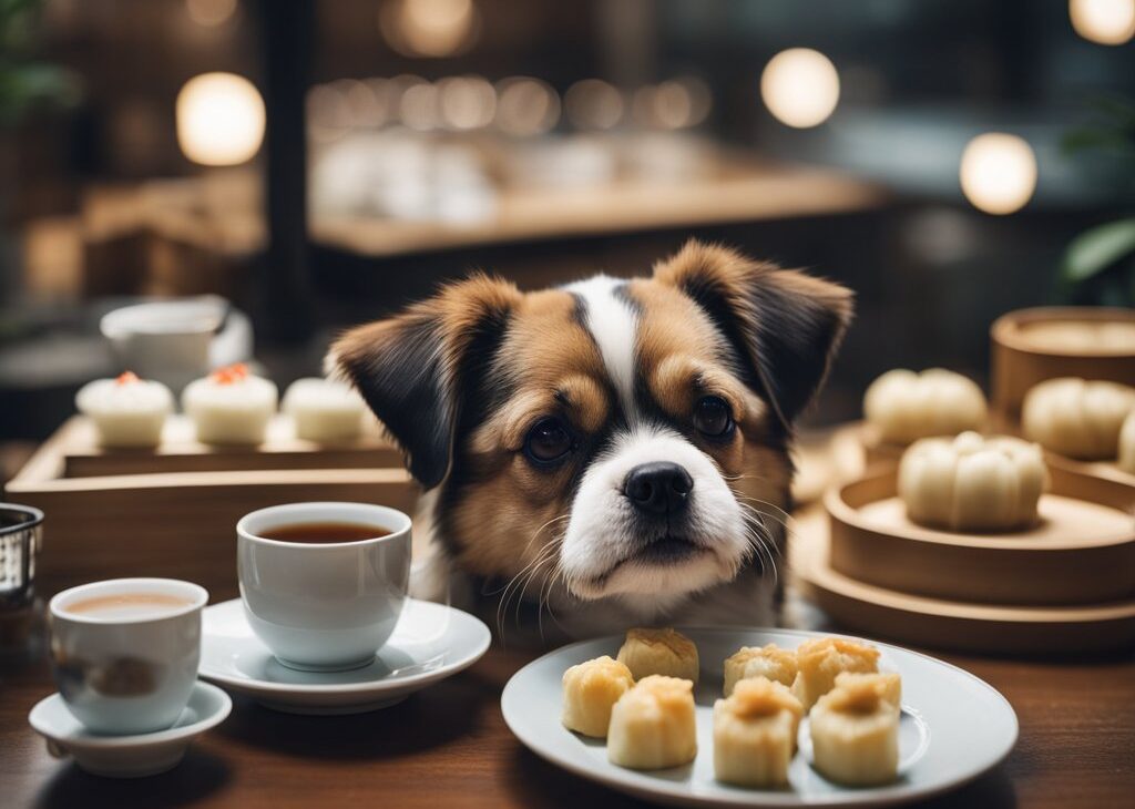 dog at yum cha