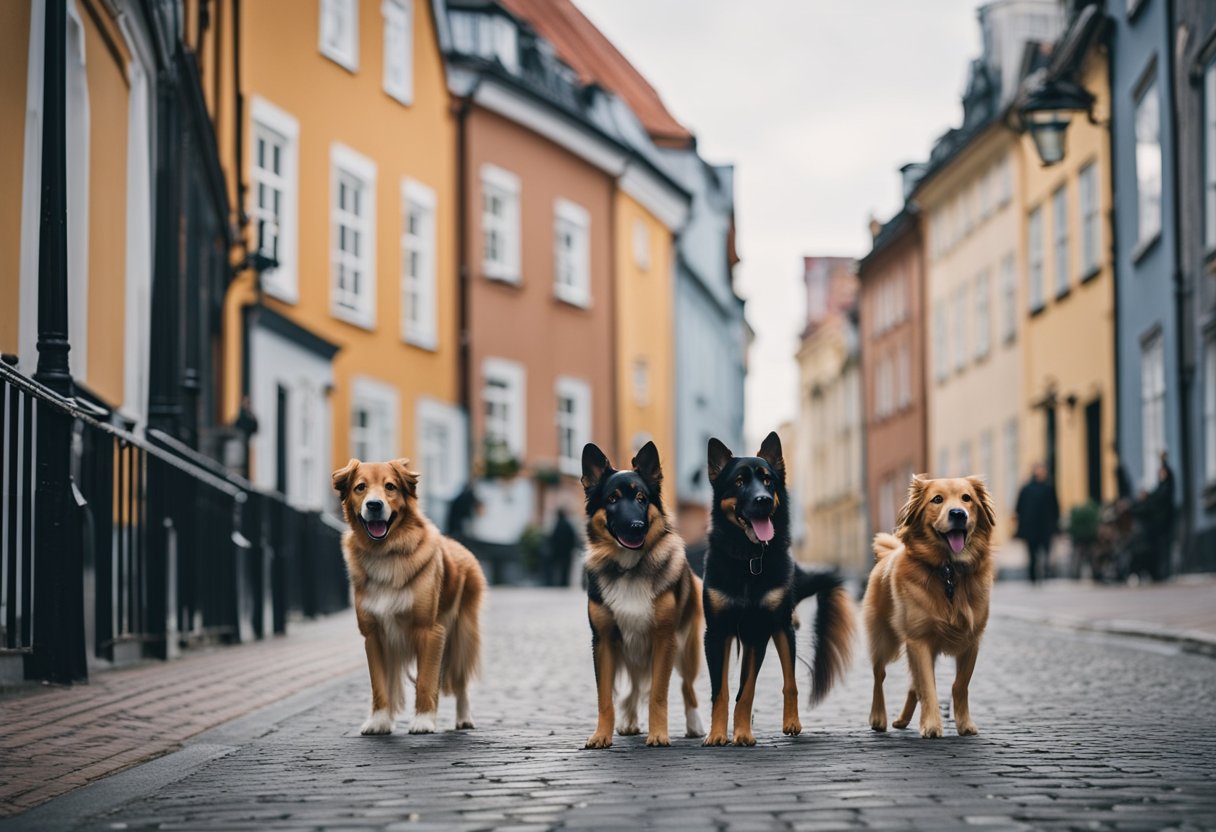 dogs in swedish town