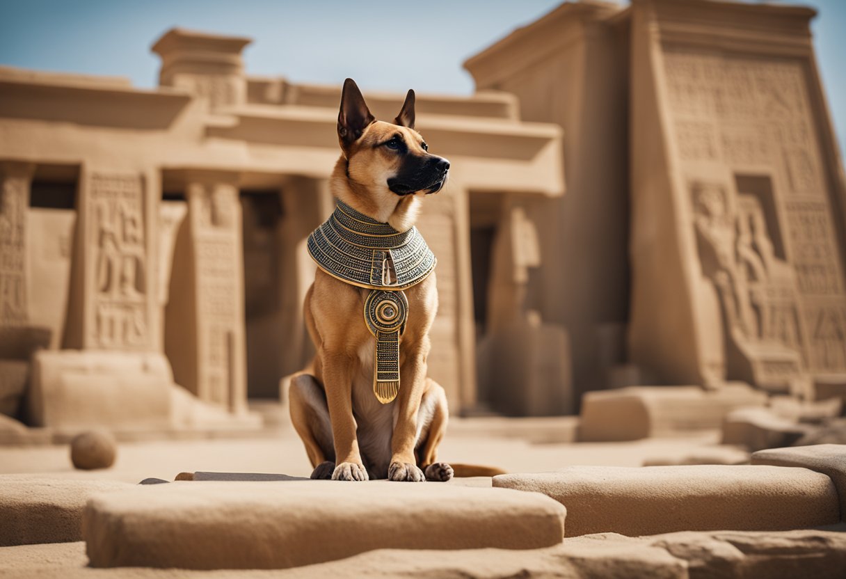 male egyptian dog