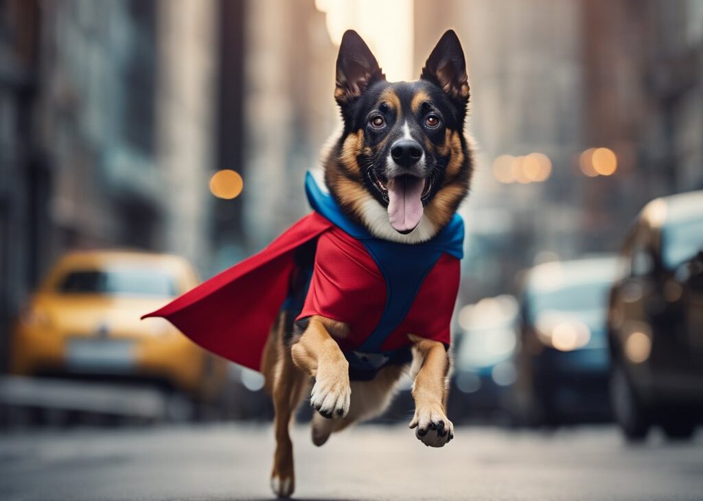 superhero dog