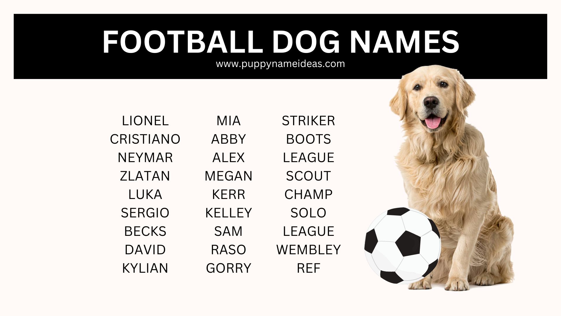 list of football names