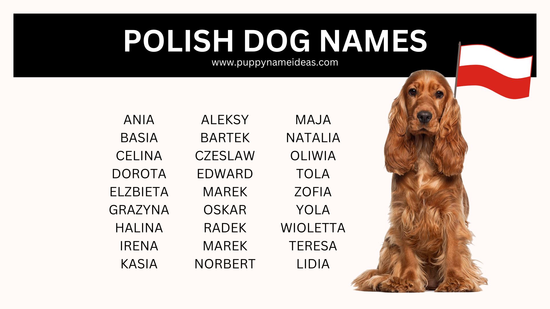 list of polish dog names