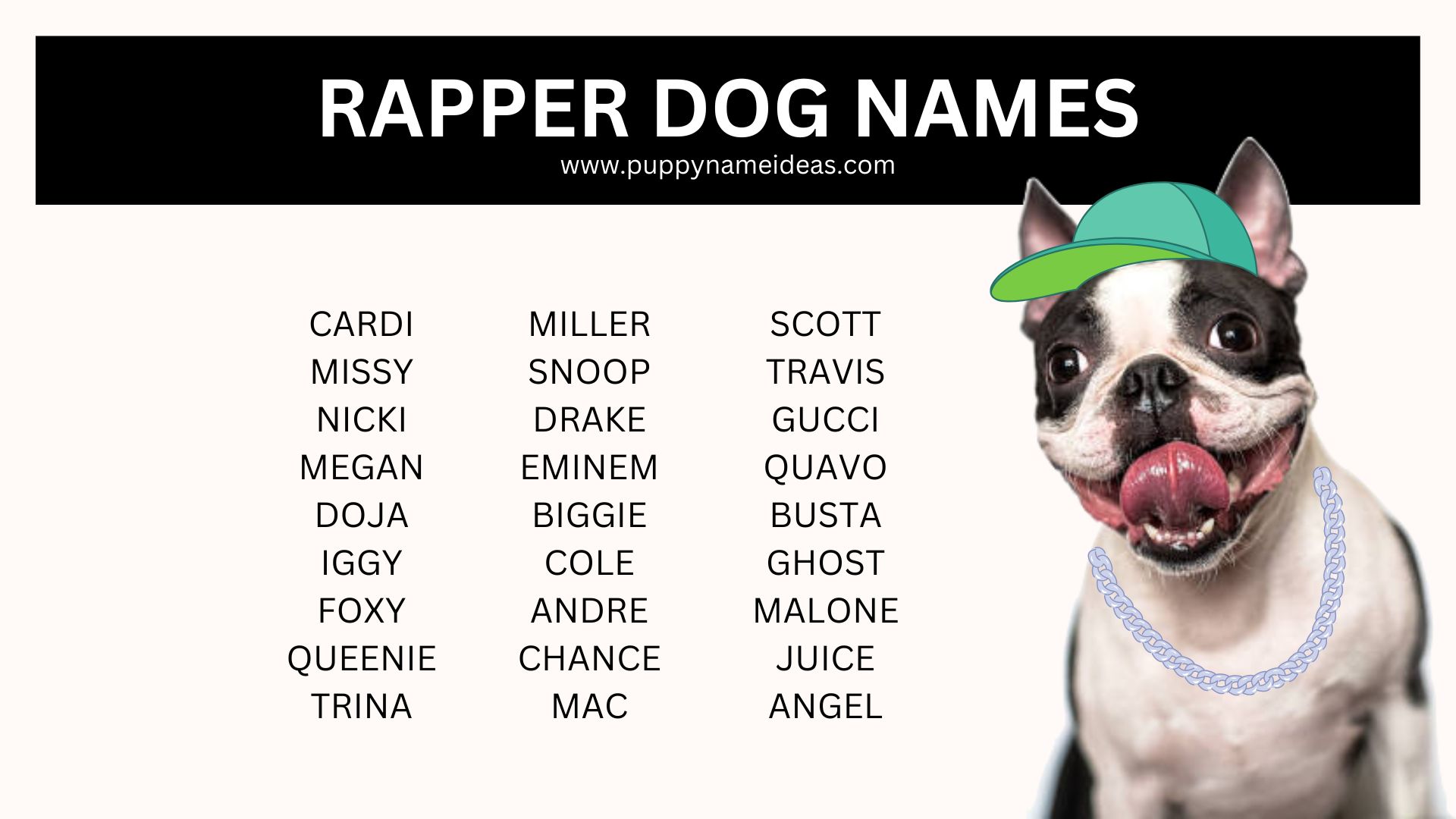 list of rapper dog names