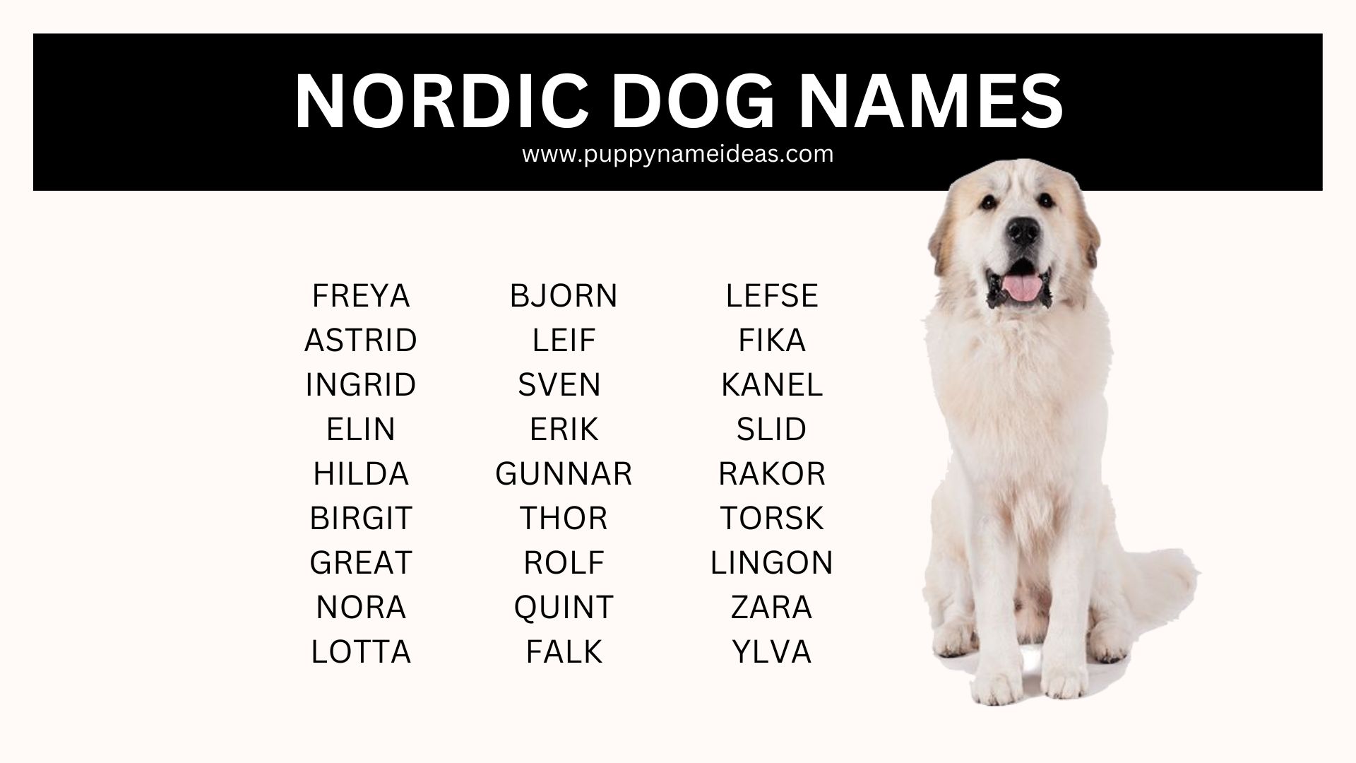 list of nordic dog names